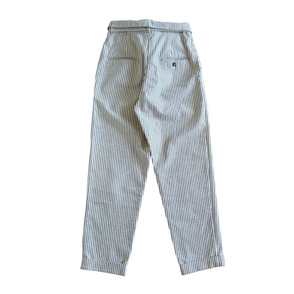 Reformation Striped Fisher High Waisted Paper bag Pants Size 2 - Picture 2 of 12